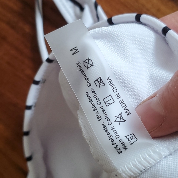 Striped bikini top size M - Picture 6 of 6